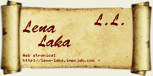 Lena Laka vizit kartica